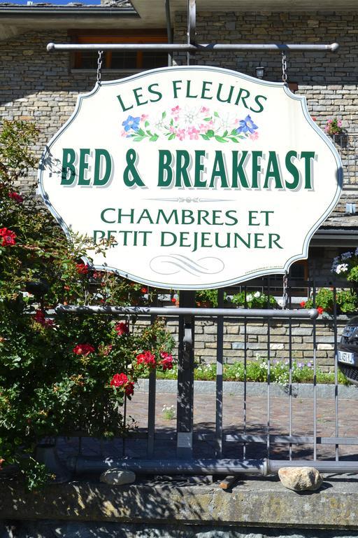 B&B Les Fleurs Gignod Exteriör bild